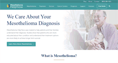 Desktop Screenshot of mesotheliomahelpnow.com